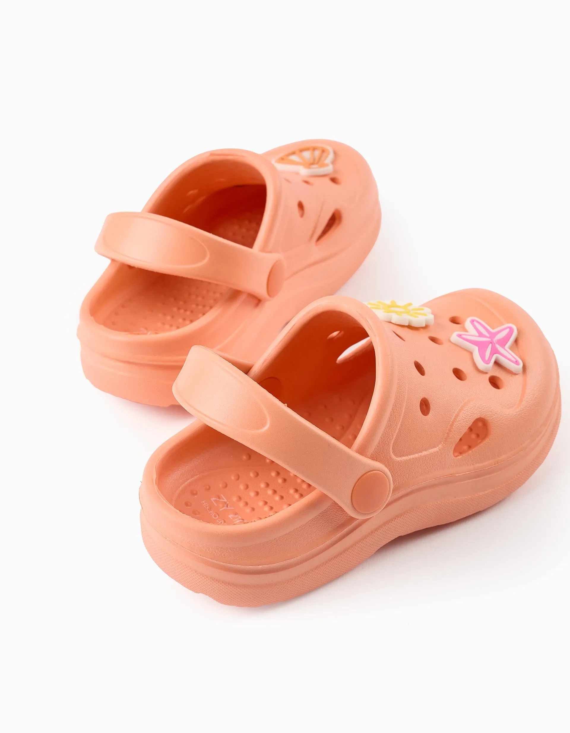 Rubber Clogs for Girls 'Beach', Coral