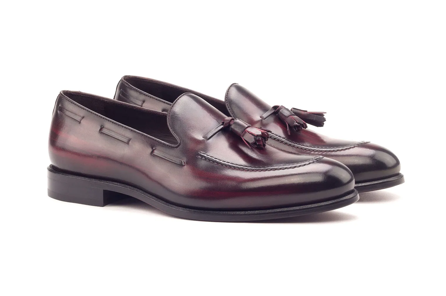 Ryan Burgundy Tassel Loafer