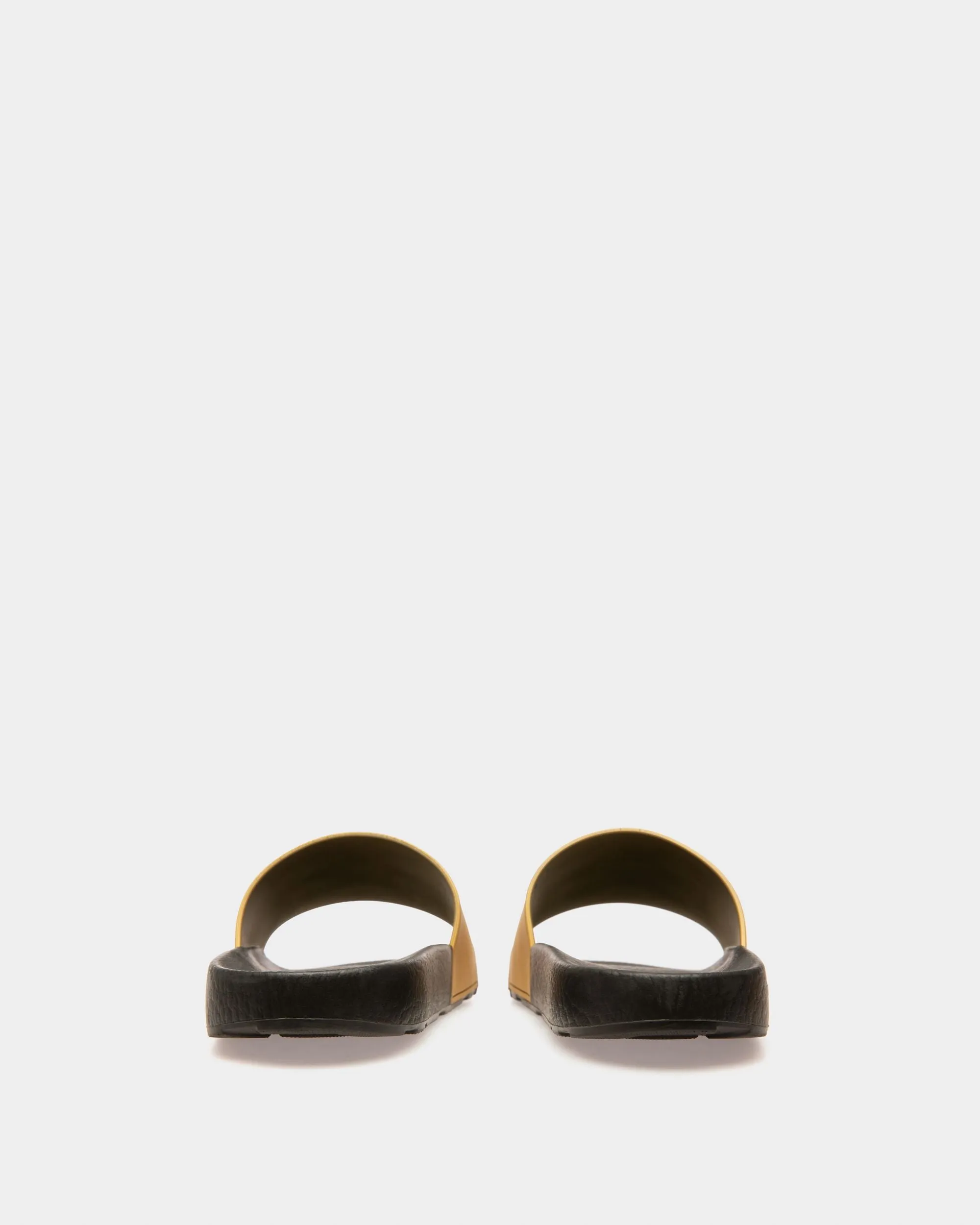 Scotty Rubber Sandals In Gold