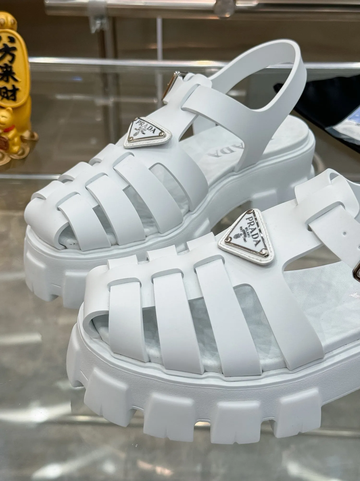 SE1432 PD Rubber Monolith Sandals / Size5-9