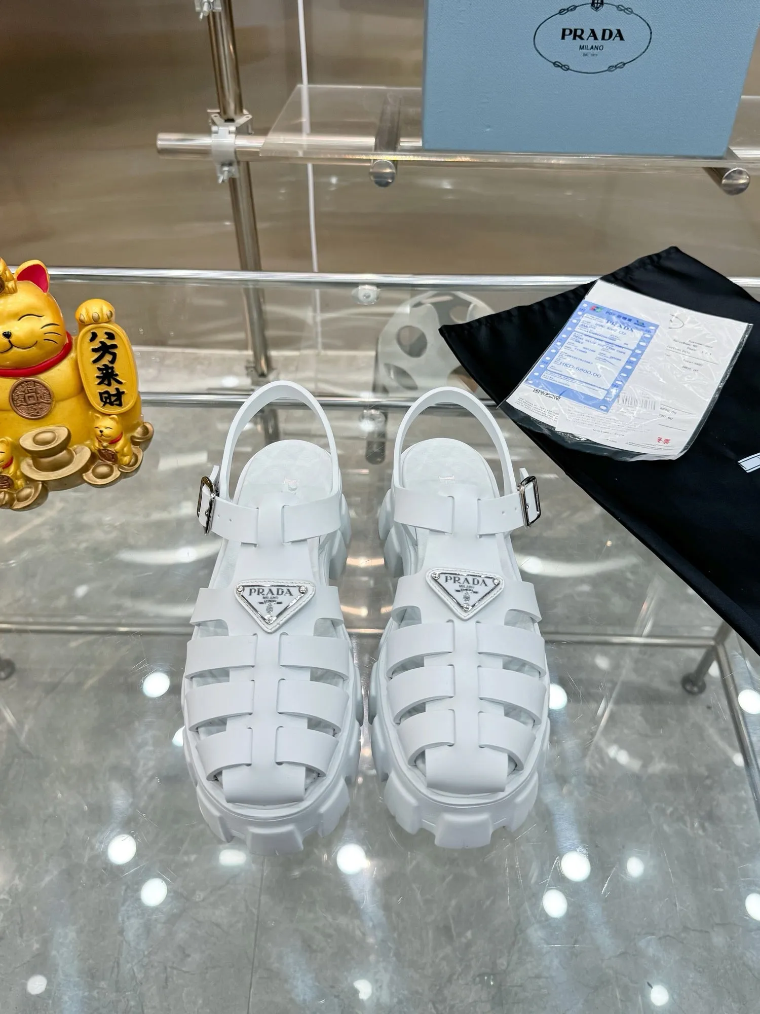 SE1432 PD Rubber Monolith Sandals / Size5-9