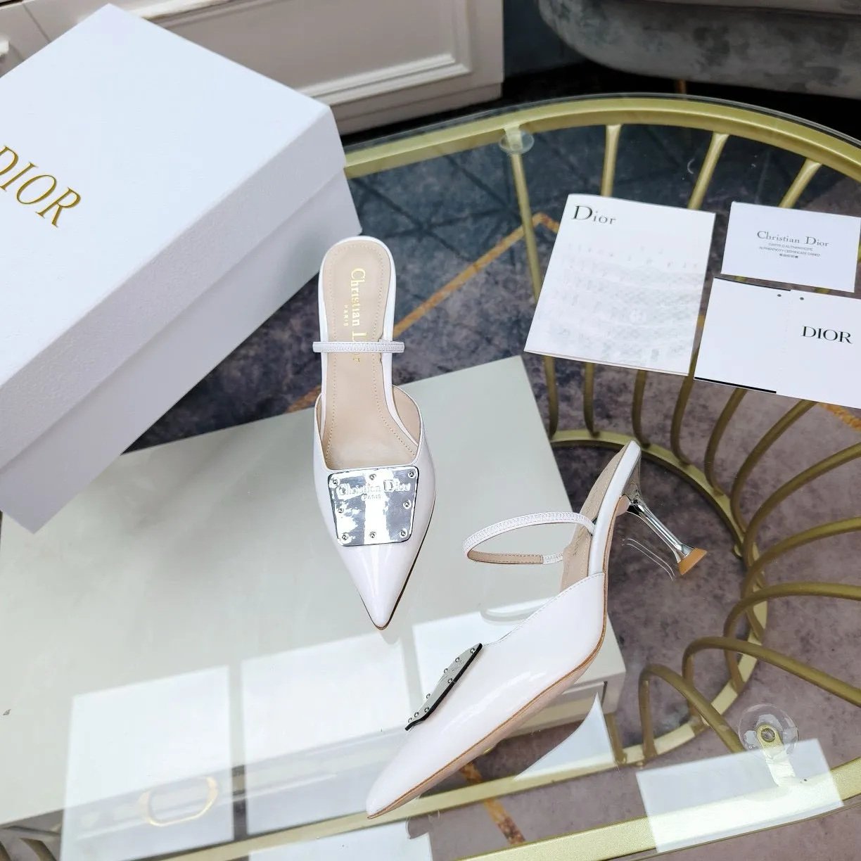 SE1605 Dior Pumps Slide 65mm / Size4-10