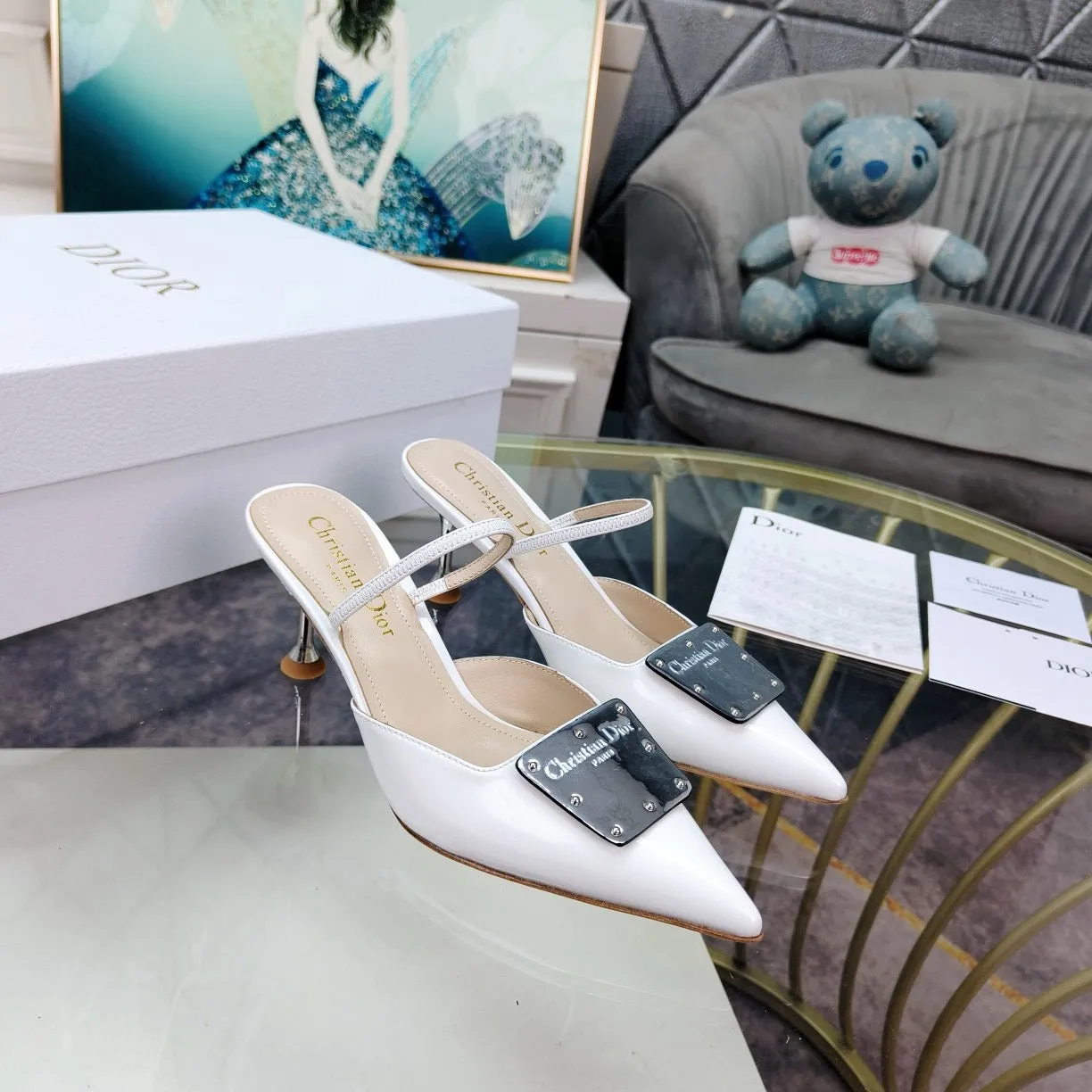SE1605 Dior Pumps Slide 65mm / Size4-10