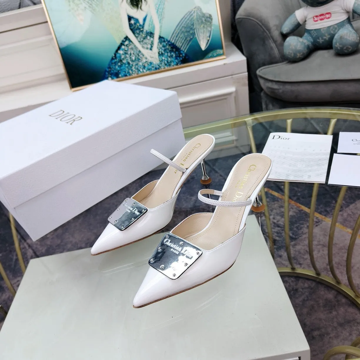 SE1605 Dior Pumps Slide 65mm / Size4-10