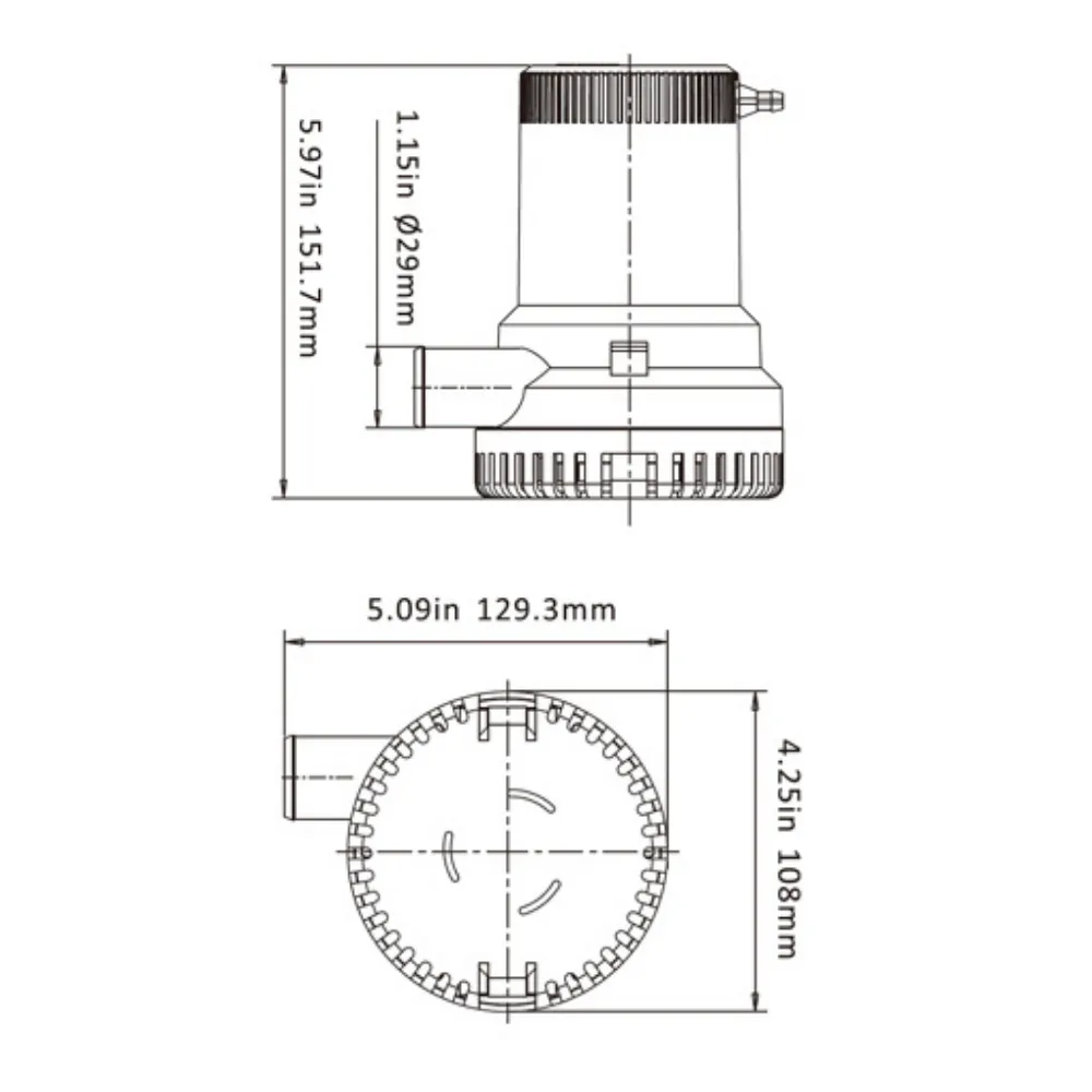 Seaflo Non-Automatic 01 Series Bilge Pump