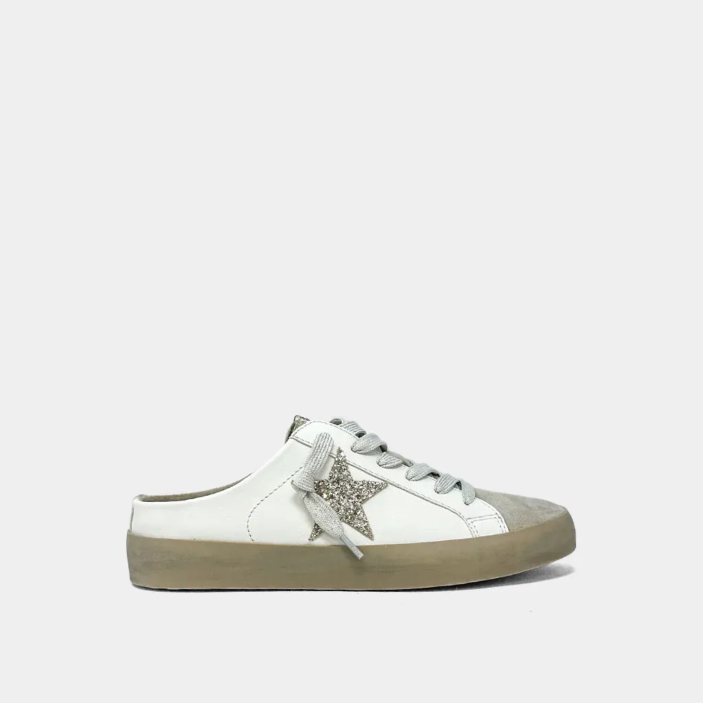 SHUSHOP Polka Champagne Glitter Sneakers