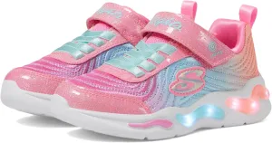 Skechers Girl's, S-Lights: Wavy Beams - Ombre Express Sneaker - Little Kid