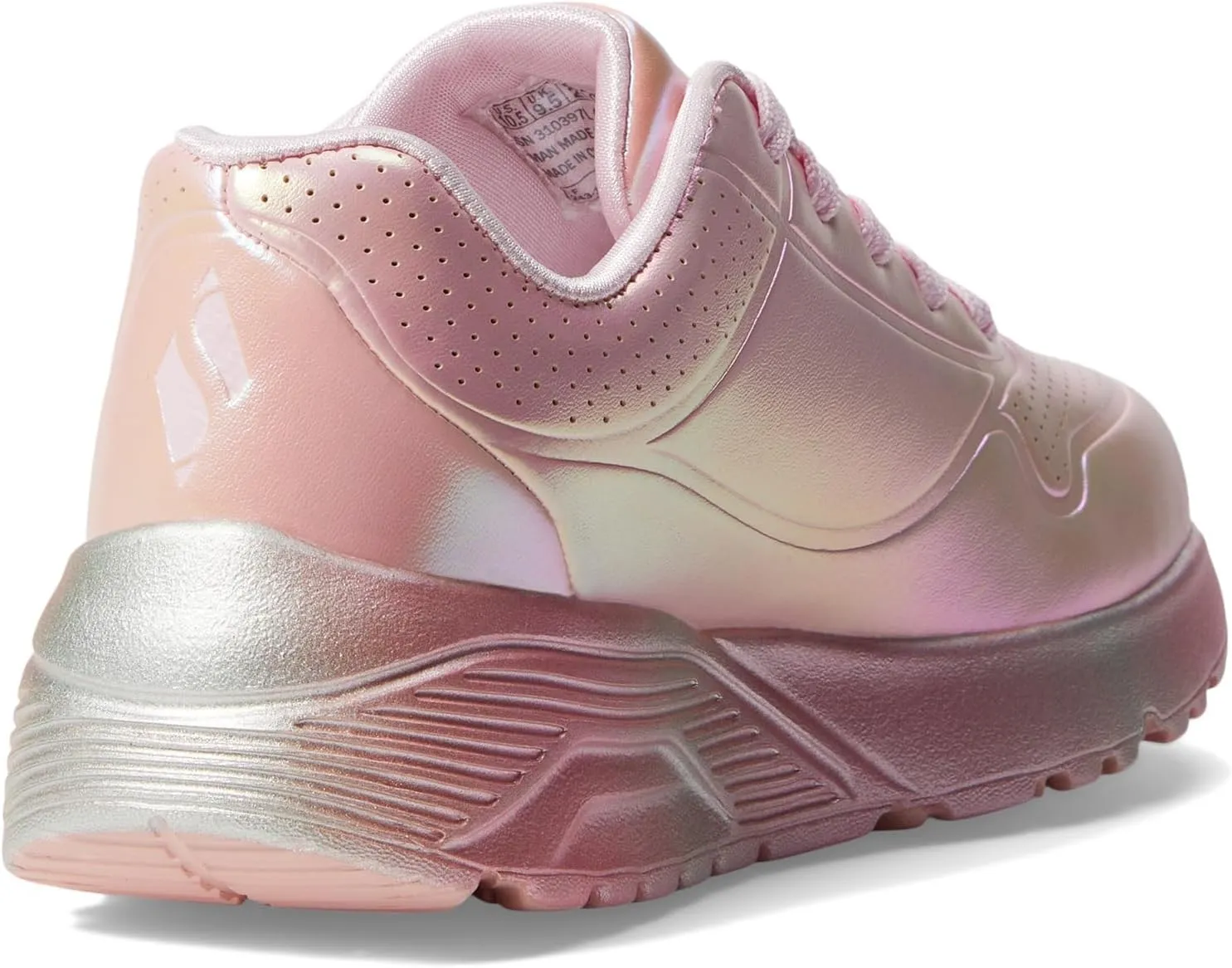 Skechers Unisex-Child Street Uno Lite-Metallic Moves Sneaker