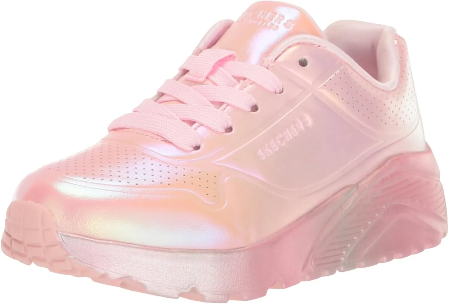 Skechers Unisex-Child Street Uno Lite-Metallic Moves Sneaker