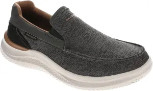 Skechers USA Men's Men's Hasting-Marco Sneaker, Grey/Black, 13