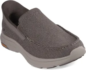 Skechers USA Men's Men's Pollard-Wilfred Sneaker, Taupe, 8