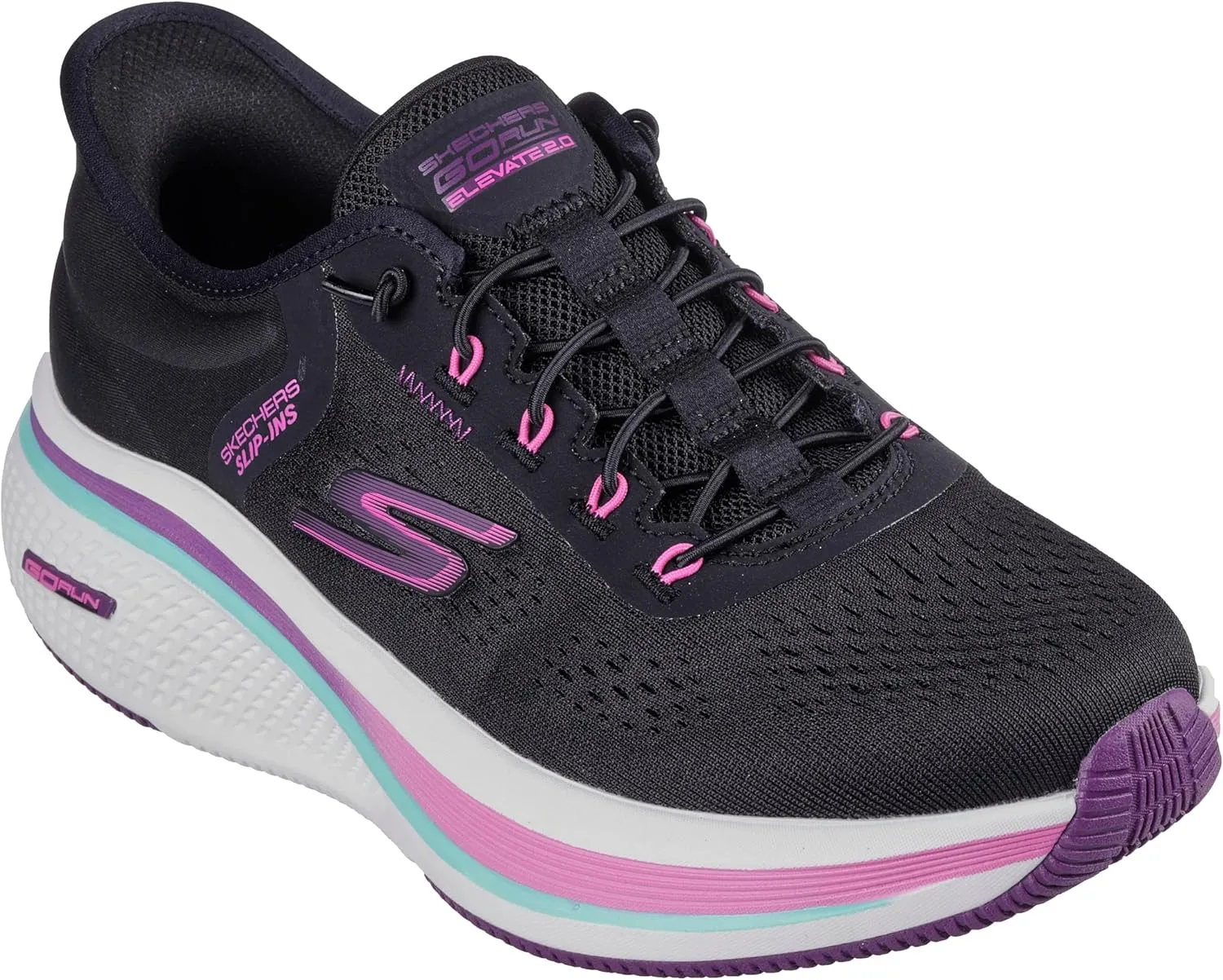 Skechers Women's Go Run Elevate 2.0 Banyan Hands Free Slip-ins Sneaker