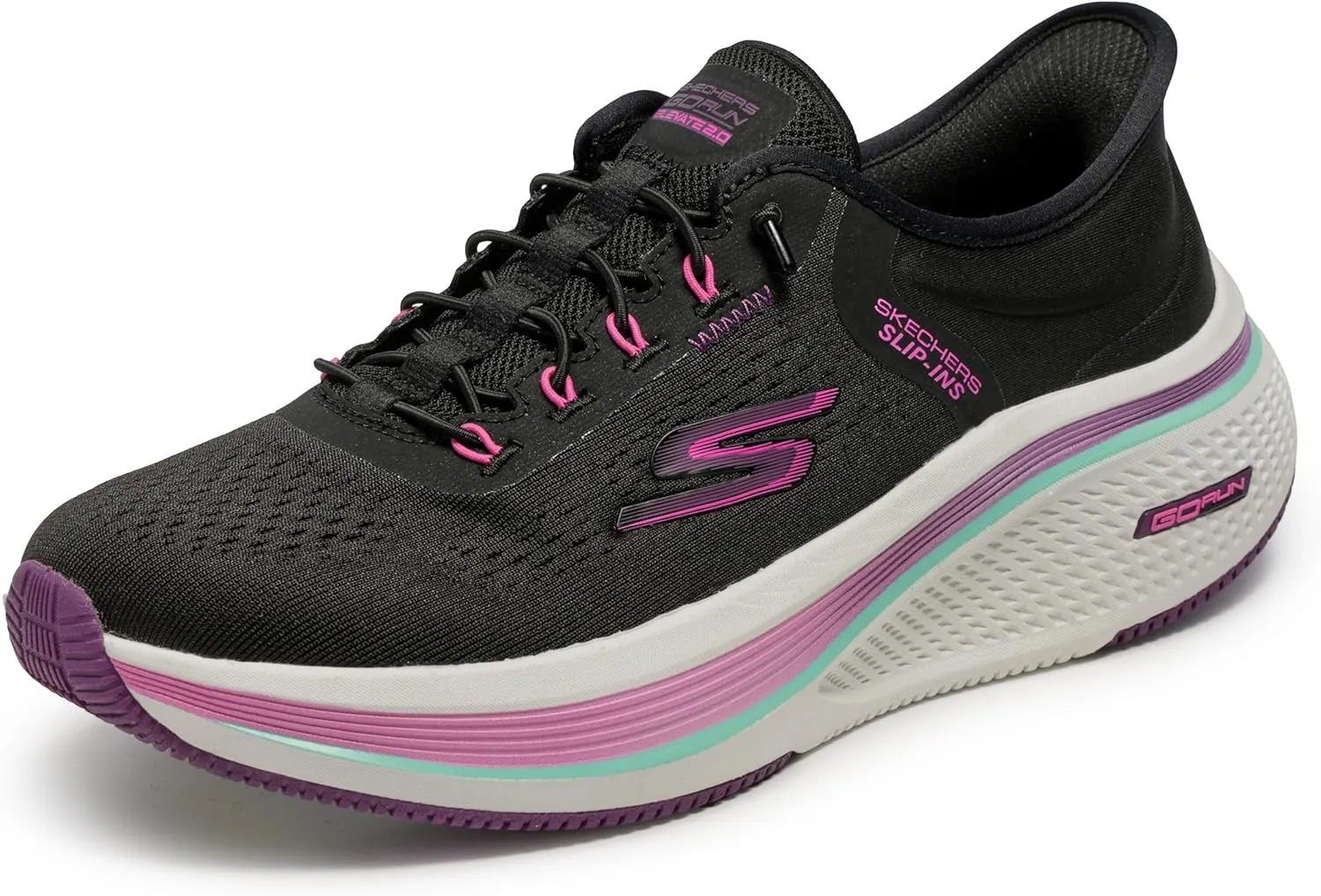 Skechers Women's Go Run Elevate 2.0 Banyan Hands Free Slip-ins Sneaker
