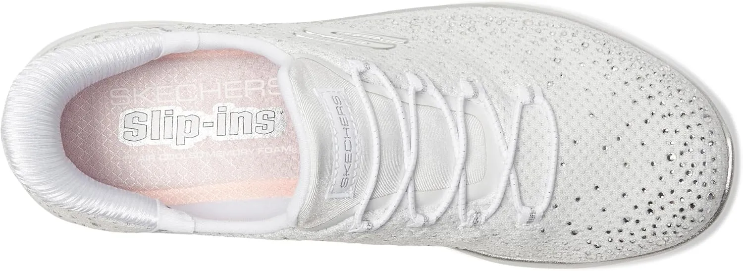 Skechers Women's Summits-Brilliant Shine Hands Free Slip-ins Sneaker