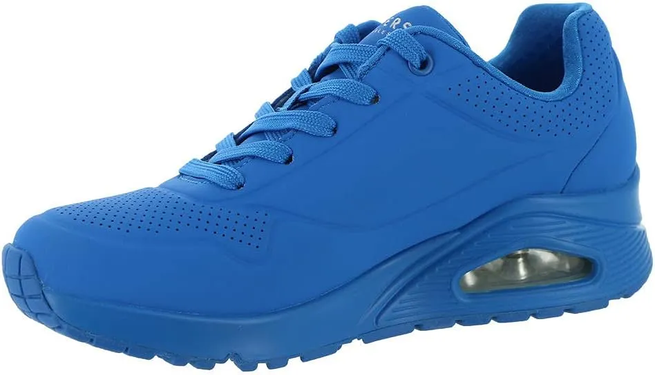 Skechers Women's Uno-Night Shades Sneaker Cooled Memory Foam, Skech-Air Midsole, Durabuck Upper