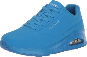 Skechers Women's Uno-Night Shades Sneaker Cooled Memory Foam, Skech-Air Midsole, Durabuck Upper