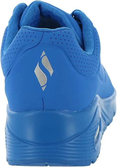 Skechers Women's Uno-Night Shades Sneaker Cooled Memory Foam, Skech-Air Midsole, Durabuck Upper
