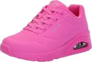 Skechers Women's Uno-Stand on Air Sneaker, Hot Pink, 6