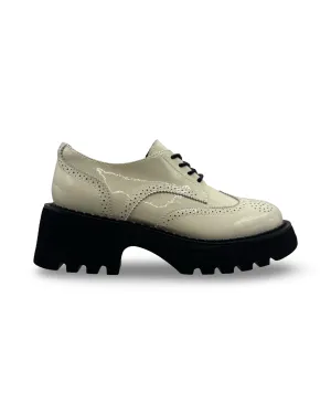 Slant Loafer By Bresley - Bone Patent