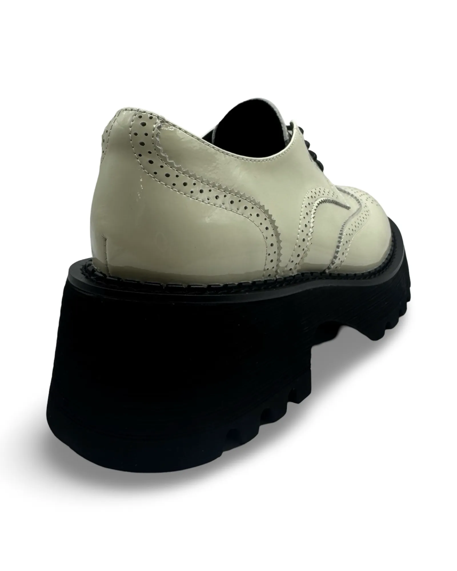 Slant Loafer By Bresley - Bone Patent