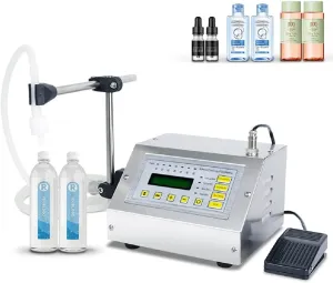 Small GFK-160A 5-3500ml Digital Control Liquid Juice Water Liquid Filling Machine Dosing Filler Bottle with Pedal