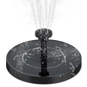 Solar Powered Fountain Pump Floating Bird Bath Pond