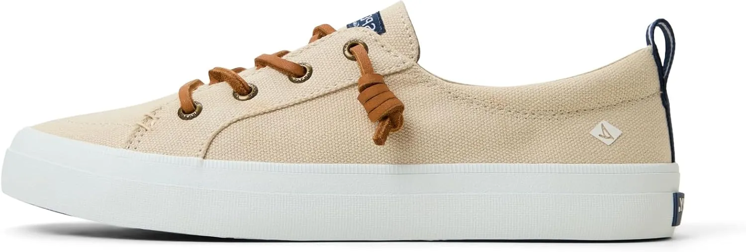 Sperry Women's Crest Vibe Sneaker, Brown, 6 Wide