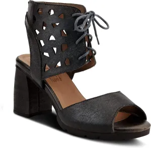 Spring Step L'Artiste Women's Relsara Ankle Strap Sandal Charcoal EU 38 / US 7.5-8