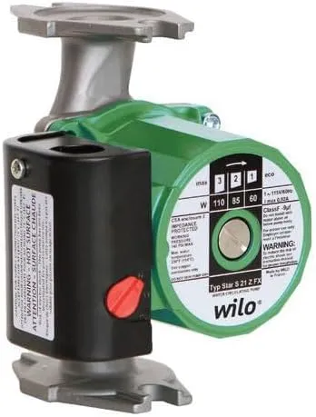 Star S 21 ZFX 4190427 - Stainless Steel Three Speed hydronic Radiant Floor 115-Volt Circulating Pump Water Circulator for Radiant Floor and Open Systems