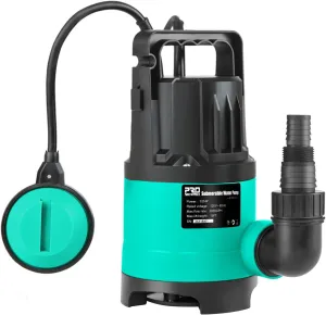 Sump Pump, Prostormer 2000GPH 1/2 HP Submersible Water Pump with Build-in Float Switch, Portable Utility Pump with 15ft Cord for Swimming Pool,Garden,Tub and Pond Draining