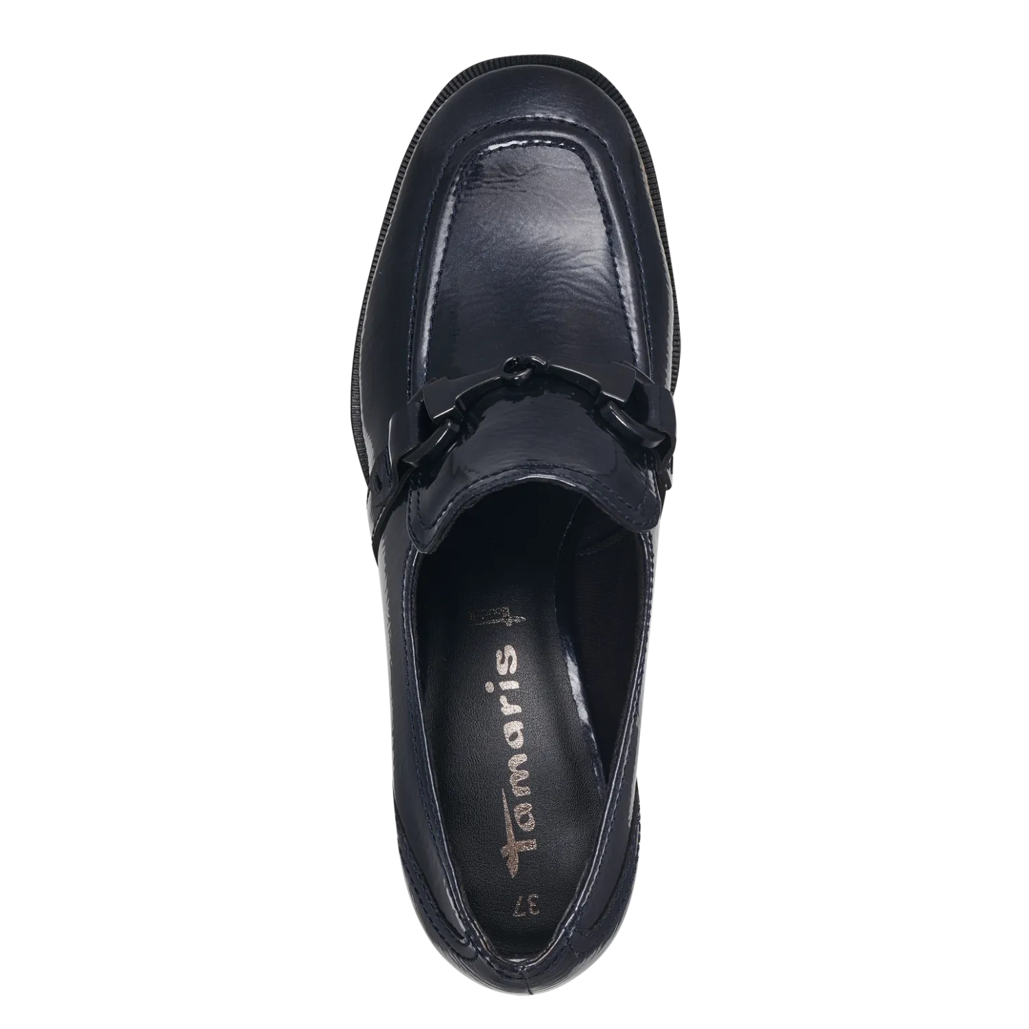 Tamaris Ladies Slip On Block Heel Loafer Shoe 24434-41 805