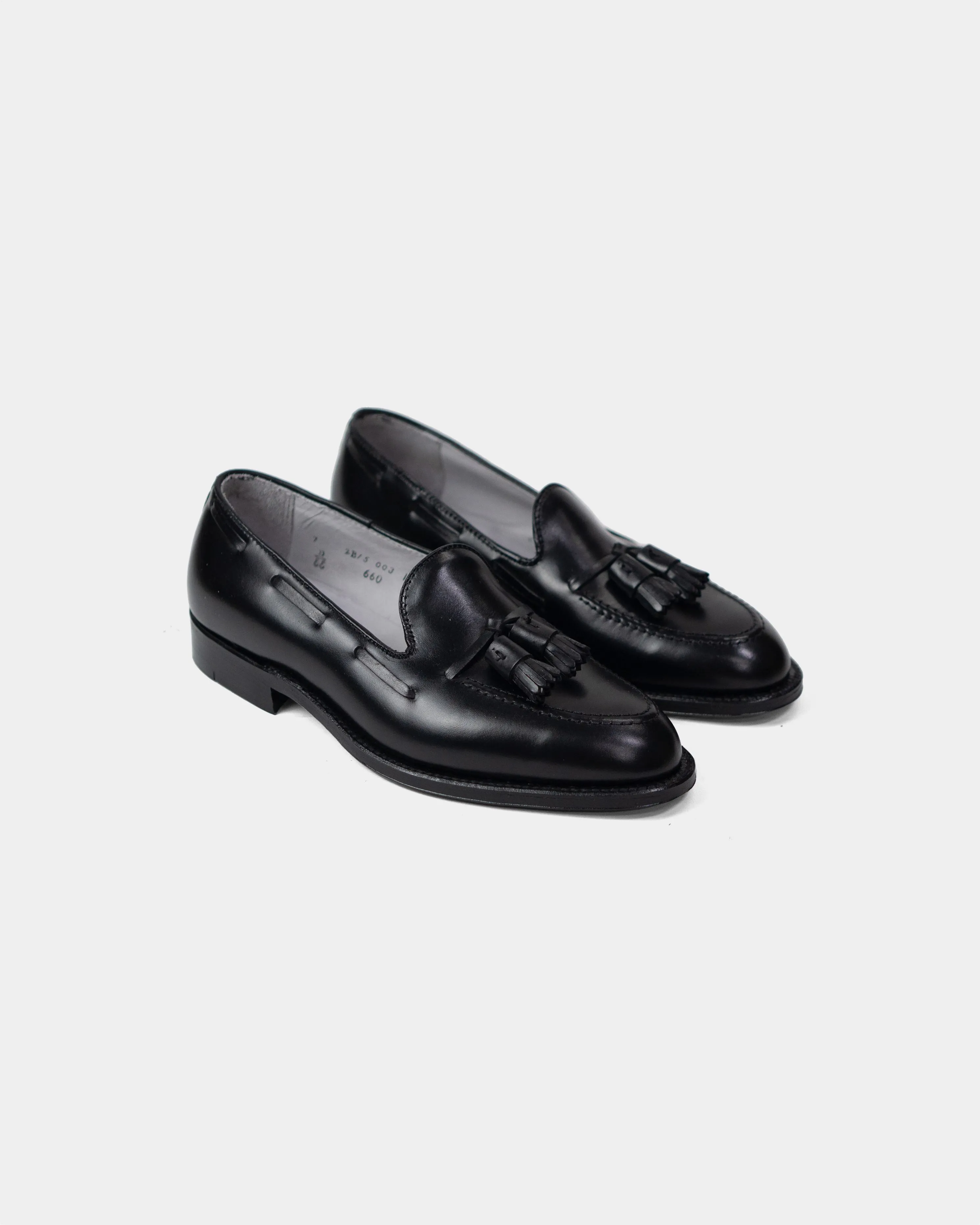 Tassel Loafer 660 | Black Calfskin / Aberdeen