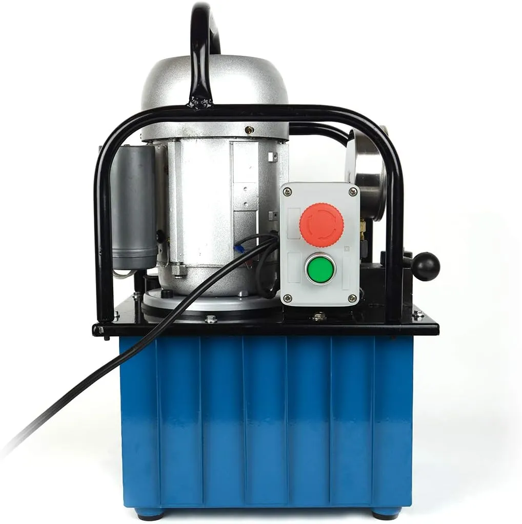 TEMCo HP0005 - Electric Hydraulic Pump Power Pack Unit 2 Stage Single Acting 110v 10k psi 488 Cubic in Capacity