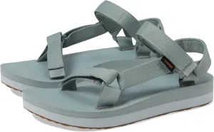 Teva Women's Midform Universal Sandal, Wrought Iron/Pearl Blue, 5