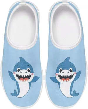 TODIYADDU Children's Running Shoes Non-Slip Tennis Shoes Boys Girls Breathable Mesh Fashion Sports Sneaker (White)