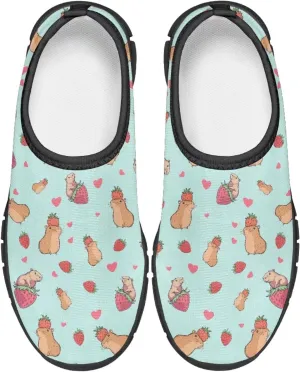 TODIYADDU Graphic Girls Sneakers Kids Breathable Mesh Shoes Lightweight Casual Tennis Running/Hiking/Walking Athletic Sneaker