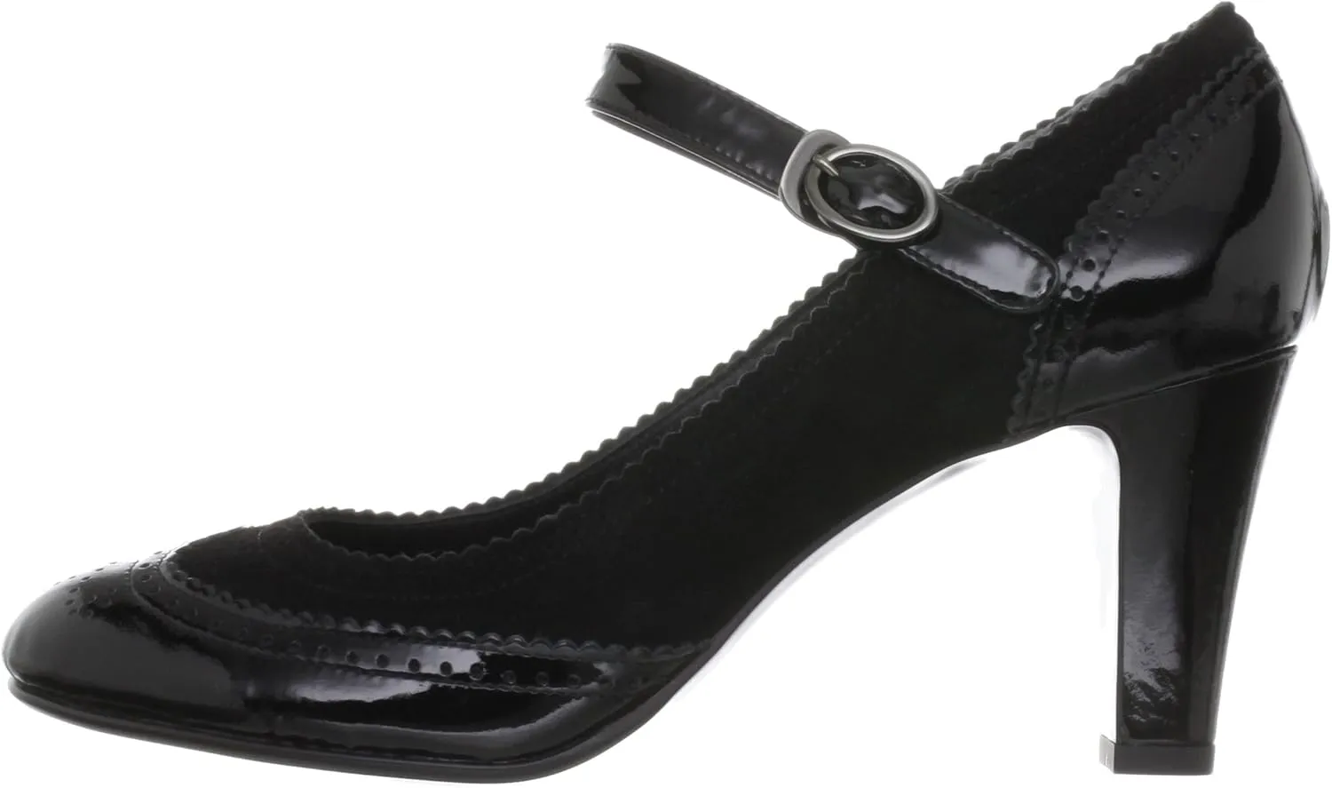 Tsumori Chisato Walk Wingtip Ankle Strap Pumps