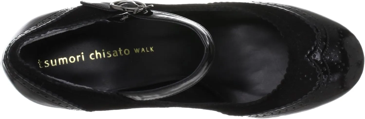 Tsumori Chisato Walk Wingtip Ankle Strap Pumps