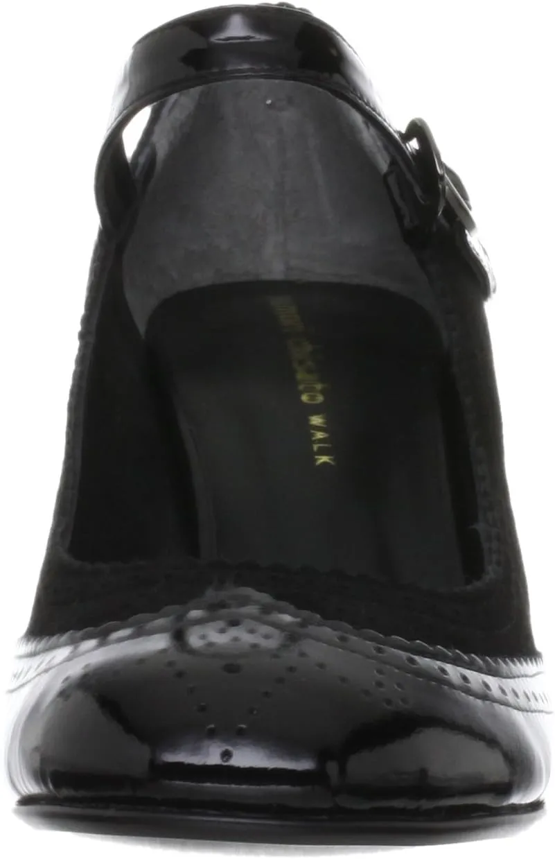 Tsumori Chisato Walk Wingtip Ankle Strap Pumps