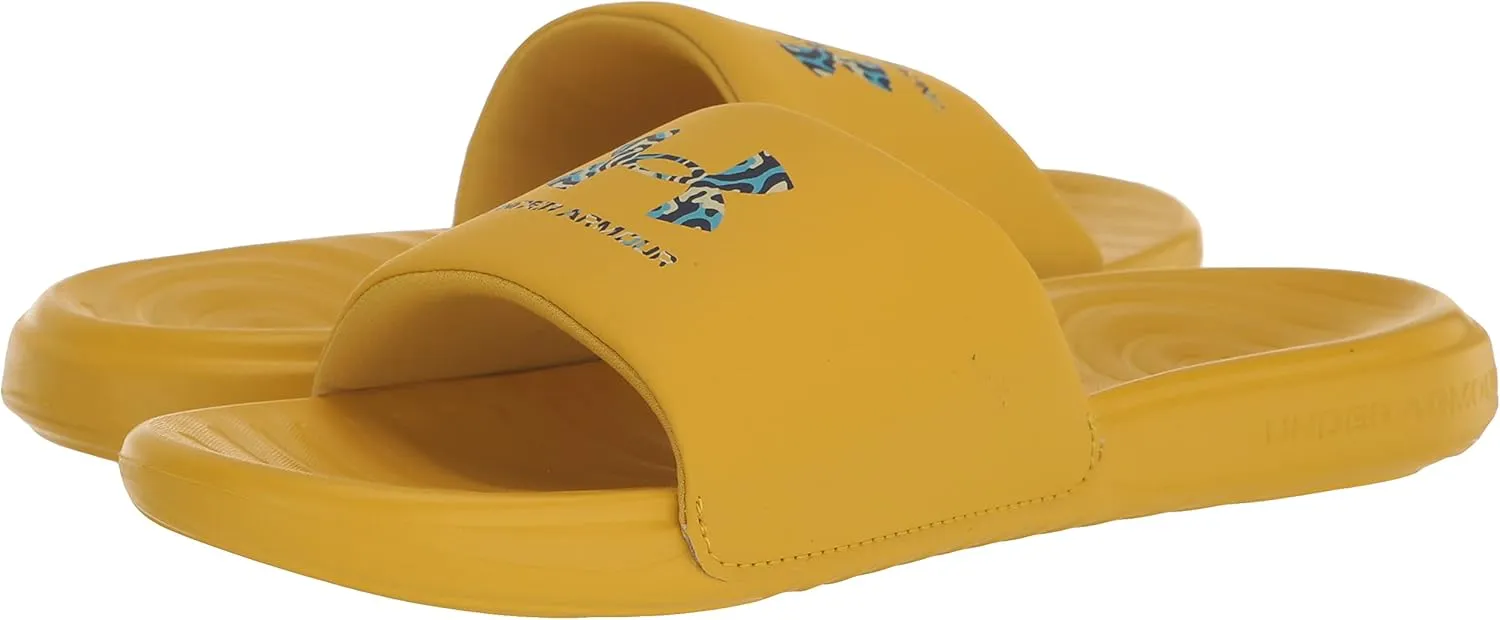 Under Armour Women's Ansa Graphic Logo Fixed Strap Slide Sandal
