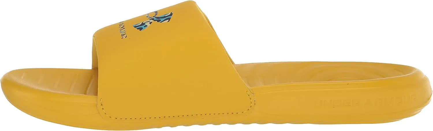 Under Armour Women's Ansa Graphic Logo Fixed Strap Slide Sandal