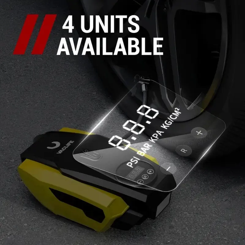 VacLife Tire Inflator Portable Air Compressor
