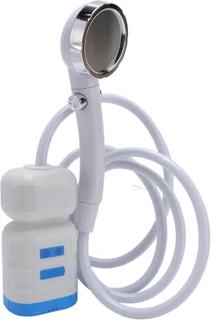 VBESTLIFE Portable Shower, Battery Powered, Compact Handheld USB Rechargeable Camping Filtered Showerhead, for Camping, Outdoor