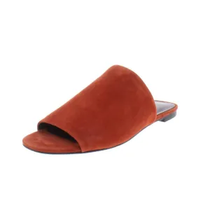 Via Spiga Women's Heather Slide Sandal, Brick Suede, 7.5 M US