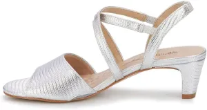 Walking Cradles Liza Womens Sandal 11 CD US SilverLizardMetallic