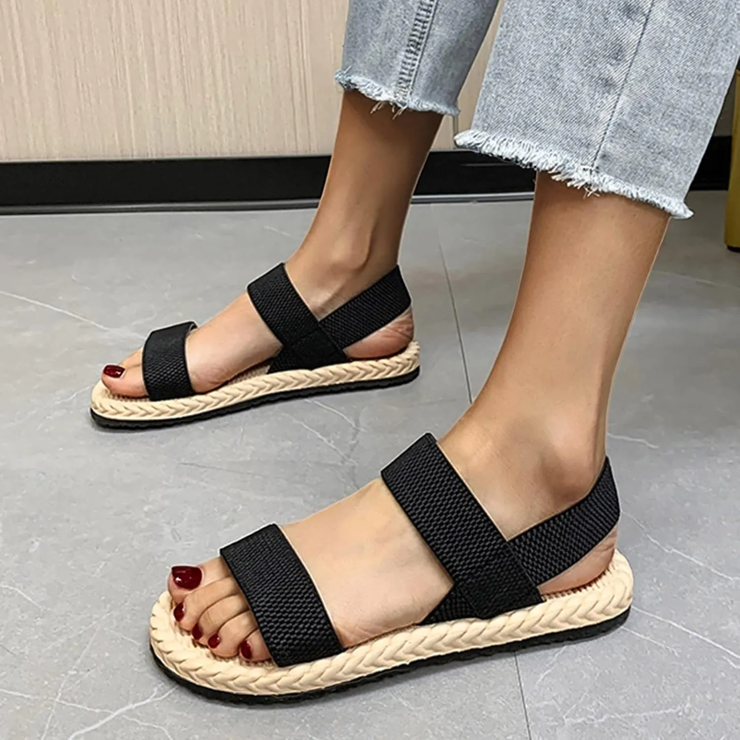 Wedge Sandals Women’s Low Wedges Platform Sandals Beach Sandals Women's Casual Summer Women Wedge Heels Shoes