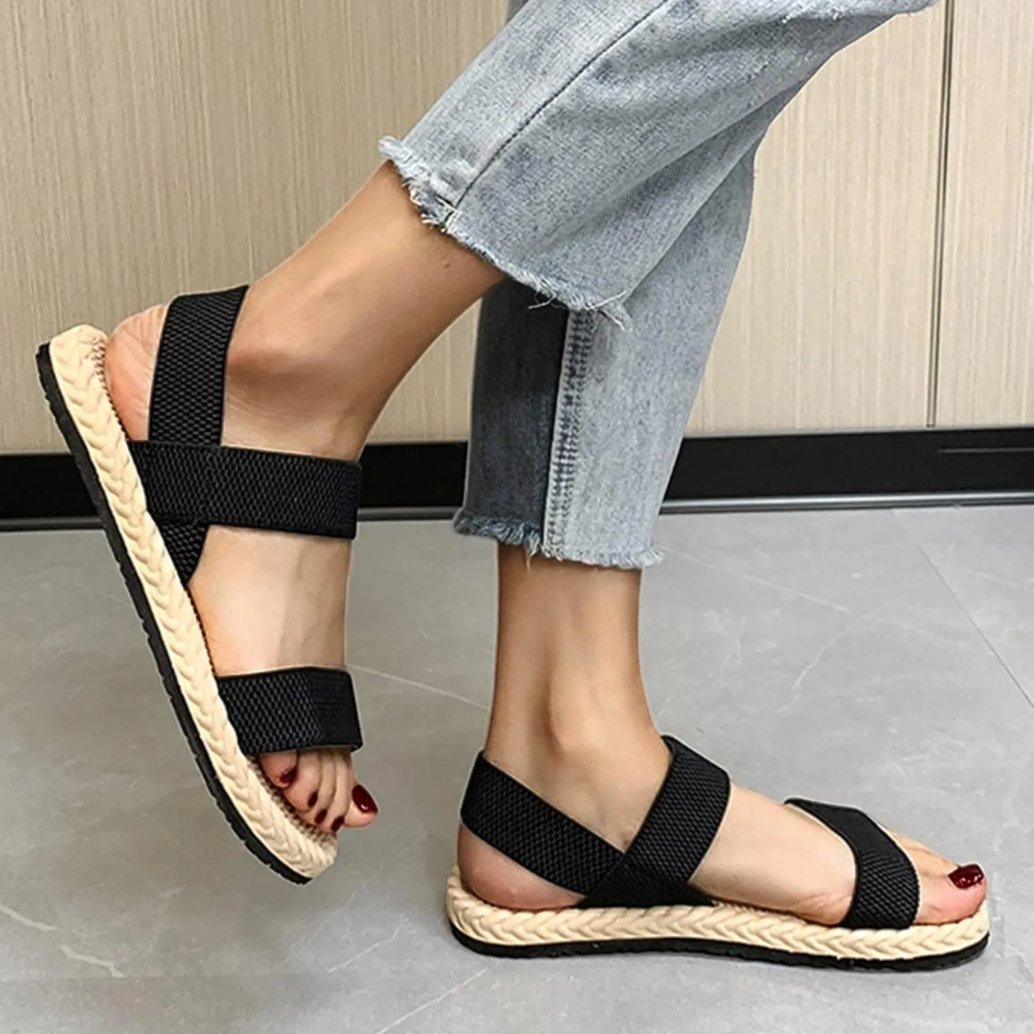 Wedge Sandals Women’s Low Wedges Platform Sandals Beach Sandals Women's Casual Summer Women Wedge Heels Shoes