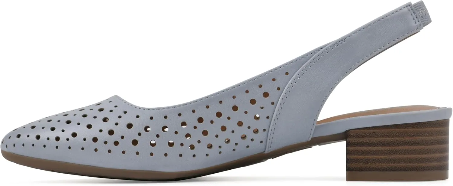 WHITE MOUNTAIN Women's Boronic Low Block Heel