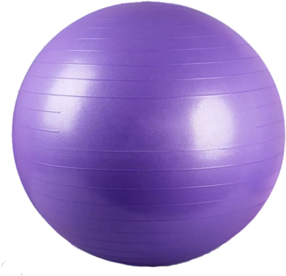 Wolf's Fit- Yoga Ball Exercise Ball for Working Out, Birthing Ball, Pregnancy Ball, 65 cm Exercise Ball, Anti-Burst and Slip Resistant with Quick Foot Pump.