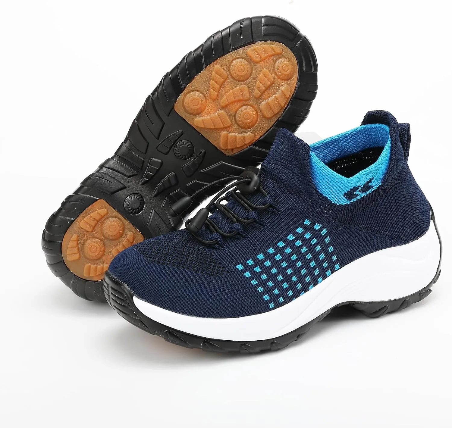 Women Walking Shoes Breathable Orthopedic Sneakers Comfortable Air Cushion Ortho Plantar Fasciitis Slip on Comfort Wear Ladies Walking Shoes Casual Athletic Workout Sneaker